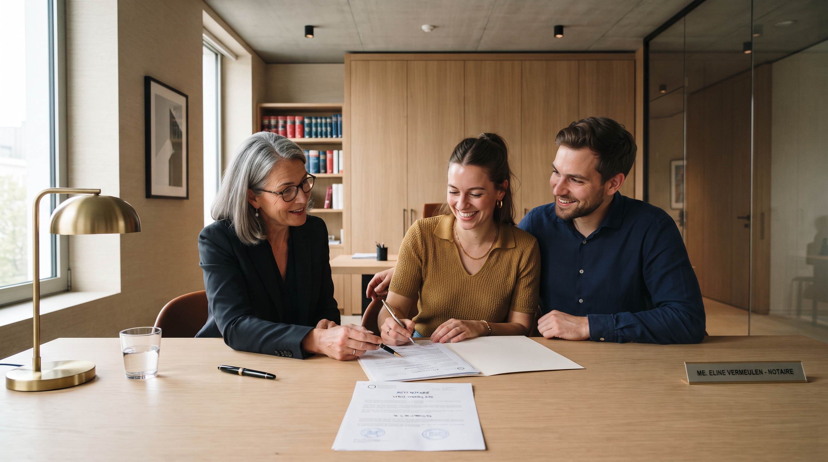 Une famille réunie dans un intérieur chaleureux